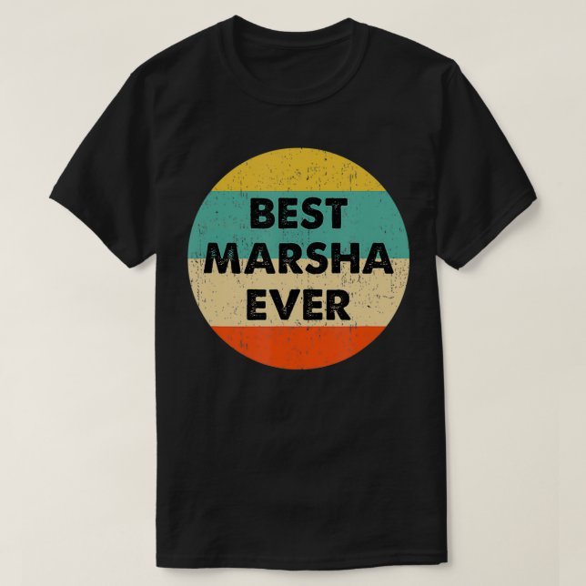Marsha Name  T-Shirt (Design vorne)