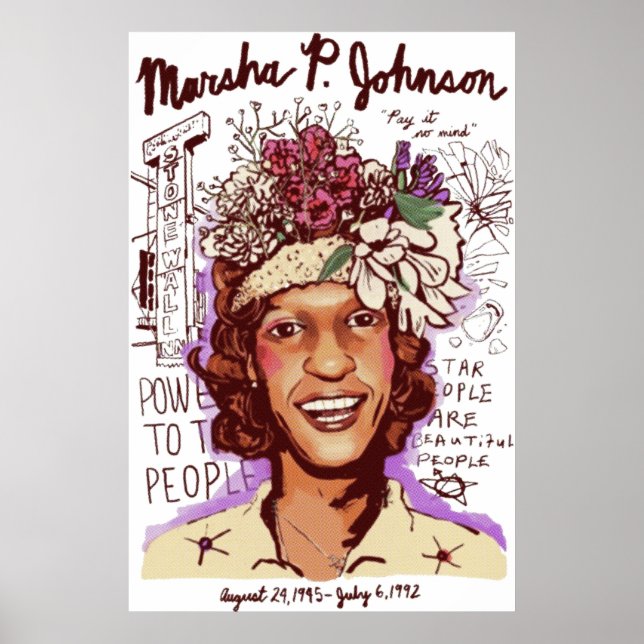Marsha P Johnson Poster (Vorne)