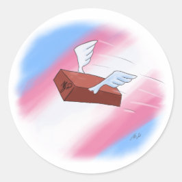 Marsha P. Johnson singt ihre Befürchtungen Runder Aufkleber