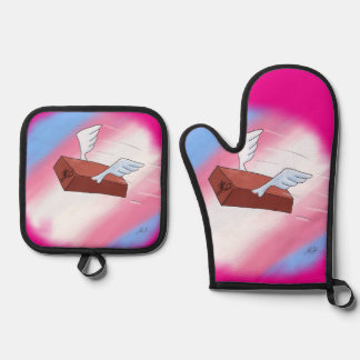 Marsha P. Johnson singt ihre Befürchtungen (voll) Ofenhandschuh & Topflappen-Set