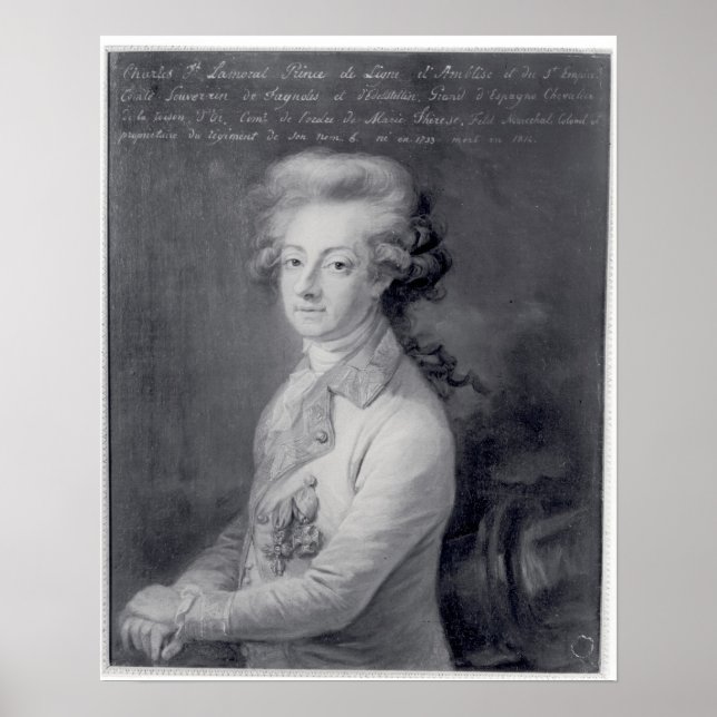 Marshal Charles-Joseph Prince de Ligne Poster (Vorne)