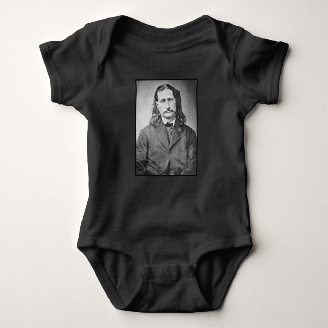 Marshal Wild Bill Hickok Old West Gunfighter Baby Strampler (Vorderseite)