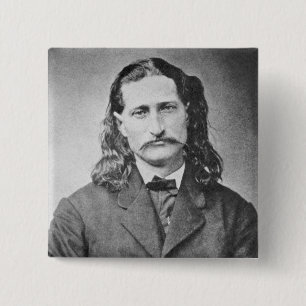 Marshal Wild Bill Hickok Old West Gunfighter Button