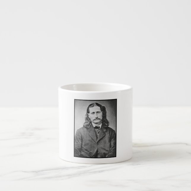 Marshal Wild Bill Hickok Old West Gunfighter Espressotasse (Vorderseite)