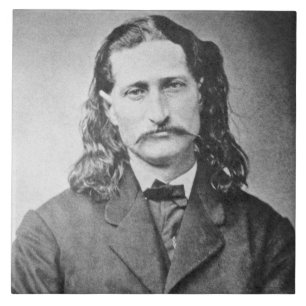 Marshal Wild Bill Hickok Old West Gunfighter Fliese