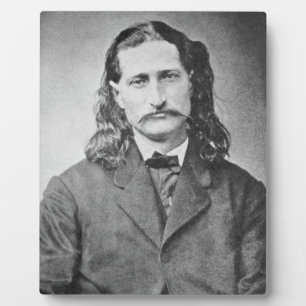 Marshal Wild Bill Hickok Old West Gunfighter Fotoplatte