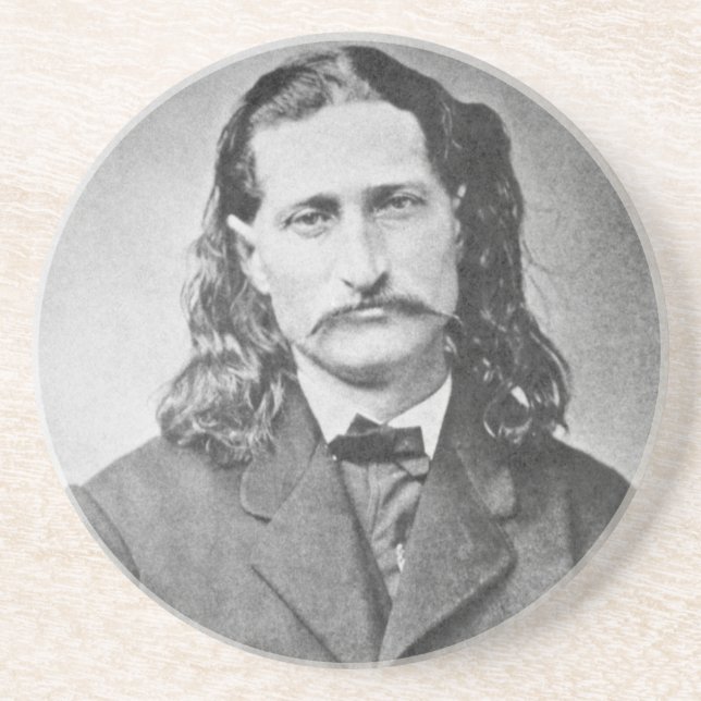Marshal Wild Bill Hickok Old West Gunfighter Getränkeuntersetzer (Vorne)