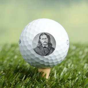 Marshal Wild Bill Hickok Old West Gunfighter Golfball