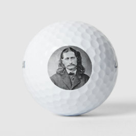 Marshal Wild Bill Hickok Old West Gunfighter Golfball