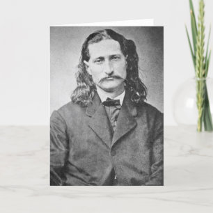 Marshal Wild Bill Hickok Old West Gunfighter Karte