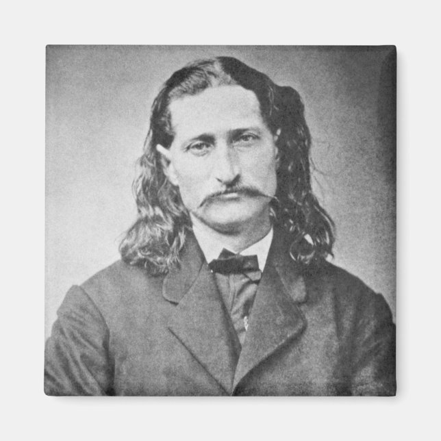 Marshal Wild Bill Hickok Old West Gunfighter Magnet (Vorne)