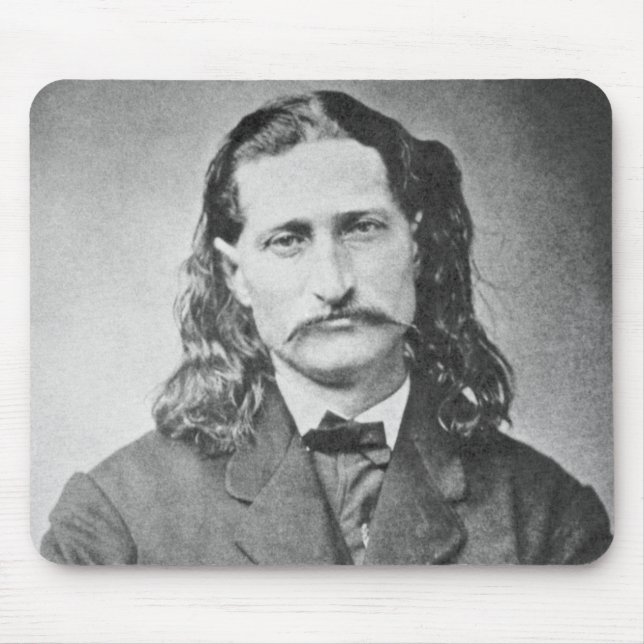 Marshal Wild Bill Hickok Old West Gunfighter Mousepad (Vorne)