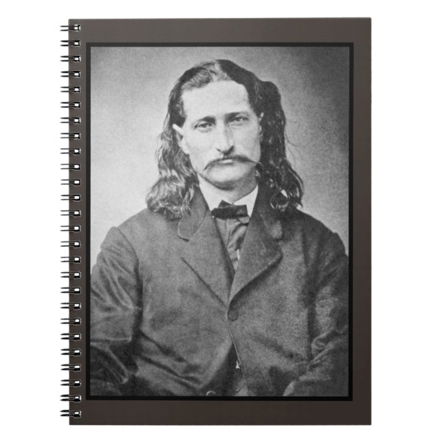 Marshal Wild Bill Hickok Old West Gunfighter Notizblock (Vorderseite)