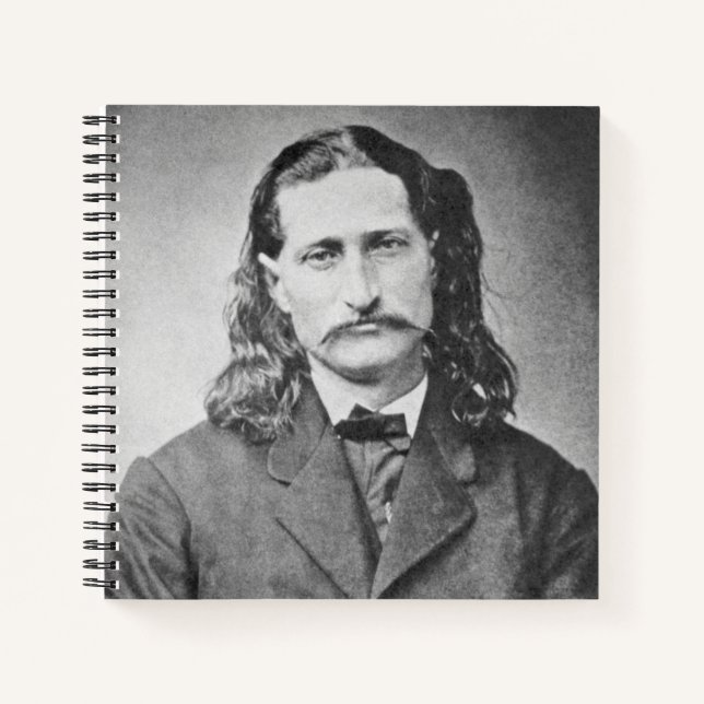 Marshal Wild Bill Hickok Old West Gunfighter Notizbuch (Vorderseite)