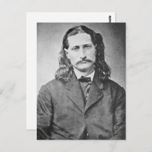 Marshal Wild Bill Hickok Old West Gunfighter Postkarte