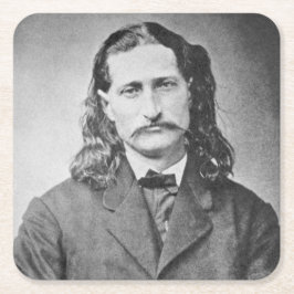 Marshal Wild Bill Hickok Old West Gunfighter Rechteckiger Pappuntersetzer