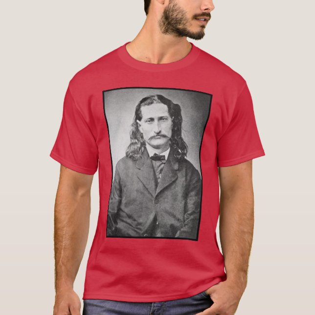 Marshal Wild Bill Hickok Old West Gunfighter T-Shirt (Vorderseite)