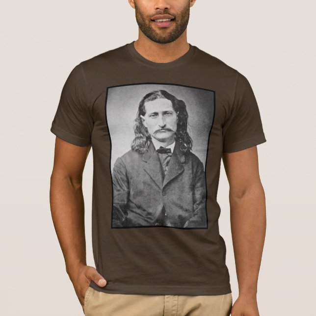 Marshal Wild Bill Hickok Old West Gunfighter T-Shirt (Vorderseite)