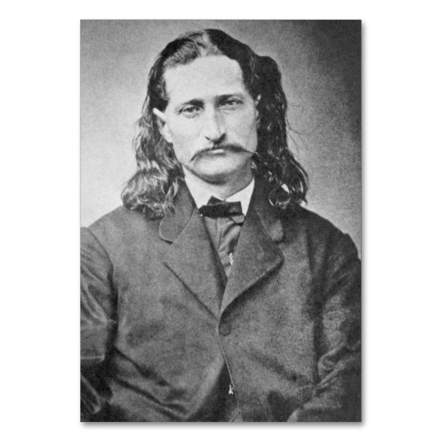 Marshal Wild Bill Hickok Old West Gunfighter Tischnummer (Vorderseite)