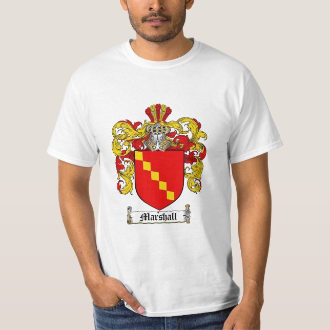 Marshall-Familienwappen - Marshall-Wappen T-Shirt (Vorderseite)