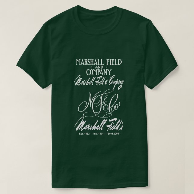 Marshall Field's 4 Logos T-Shirt (Design vorne)