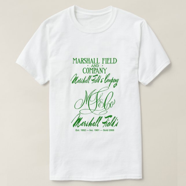 Marshall Field's 4 Logos T-Shirt (Design vorne)