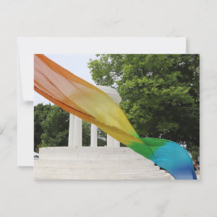 Marshall Fountain Rainbow Pride Postkarte
