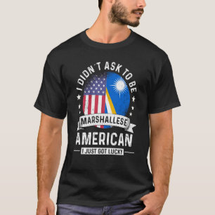 Marshall Islands American Patriot Ground Spaß Flag T-Shirt