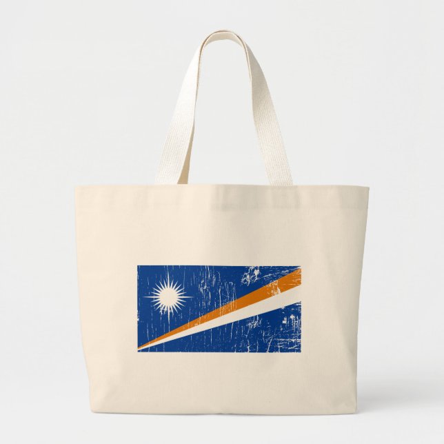 Marshall Islands Tote Bag Jumbo Stoffbeutel (Vorne)
