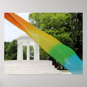 Marshall Michigan Pride Regenbogen Poster
