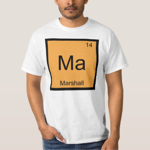 Marshall Name Chemie Element Periodensystem T-Shirt