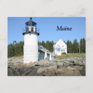 Marshall Point Leuchtturm in Maine Postkarte