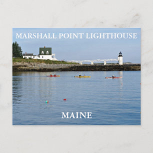 Marshall Point Light, Port Clyde Maine Postkarte