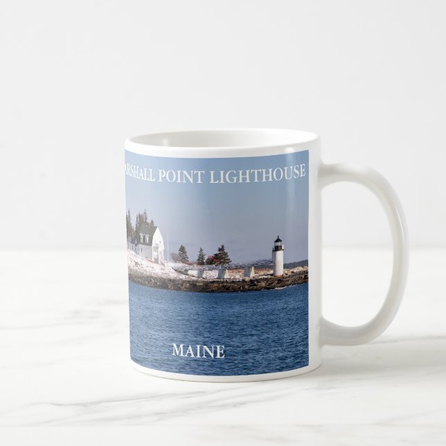 Marshall Point Light, Port Clyde Maine Tasse (Rechts)