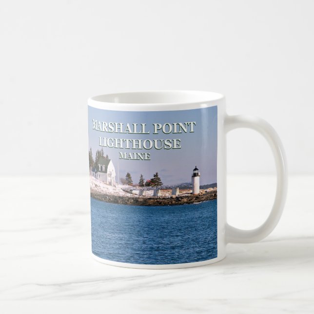 Marshall Point Light, Port Clyde Maine Tasse (Rechts)
