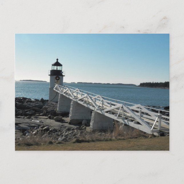 Marshall Point Lighthouse 5 Postkarte (Vorderseite)