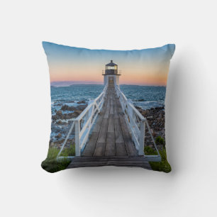 Marshall Point Lighthouse bei Sunset Kissen