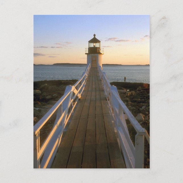 Marshall Point Lighthouse Maine Postkarte (Vorderseite)