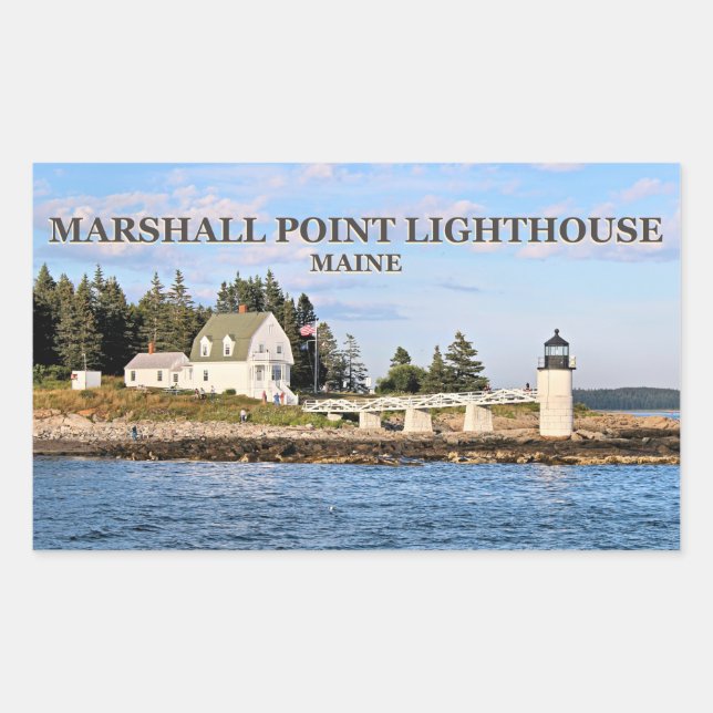 Marshall Point Lighthouse, Maine Stickers (Vorderseite)