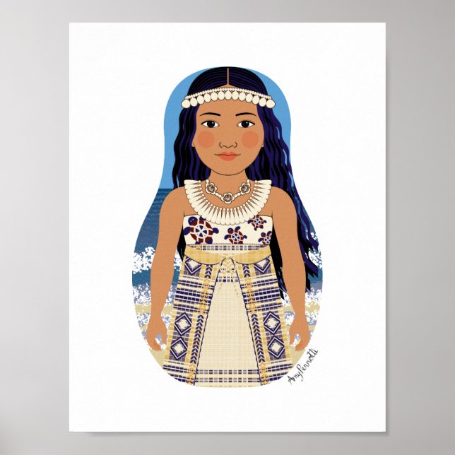 Marshallese Matryoshka Poster (Vorne)