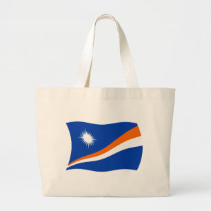 Marshallinseln-Flagge-Tragetasche Jumbo Stoffbeutel