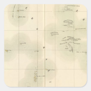 Marshallinseln Ozeanien Nr. 10 Quadratischer Aufkleber