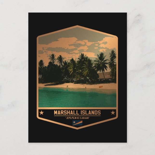 Marshallinseln Postkarte (Vorderseite)