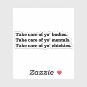 Marshawn Lynch Zitat, kümmern Sie sich um Ihre Kör Aufkleber