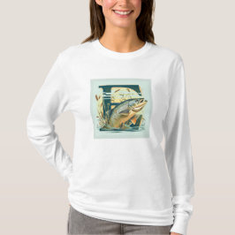 Marshian Women's Lachs Long Sleeve T - Shirt