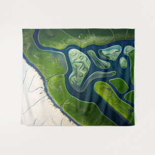 Marshland Elegance Wandteppich