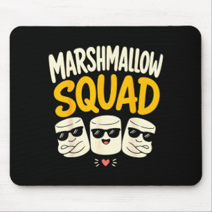 Marshmallow-Familien-Campfire-S'mores Mousepad