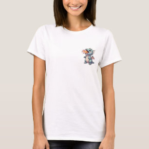 Marshmallow-Feuerdrache T-Shirt