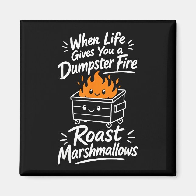 Marshmallow Humor  Magnet (Vorne)