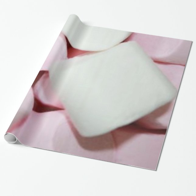 Marshmallow-Kunstwerk Geschenkpapier (Ungerollt)